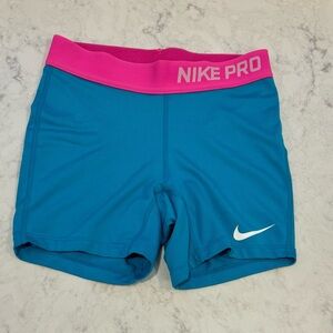 Nike pro kids shorts